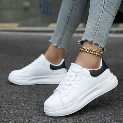 Orthopädische weiße Sneakers für Damen