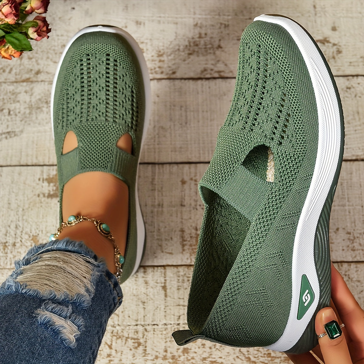 Orthopädische Slip-On-Schuhe für Damen