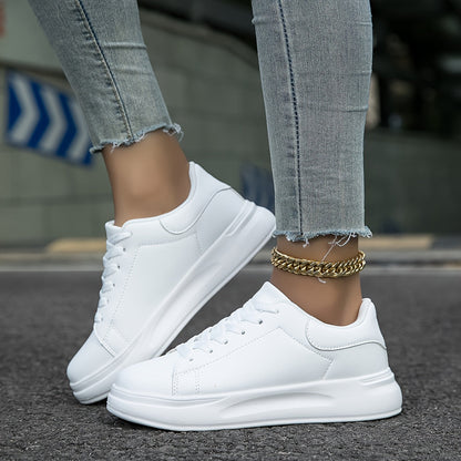 Orthopädische weiße Sneakers für Damen