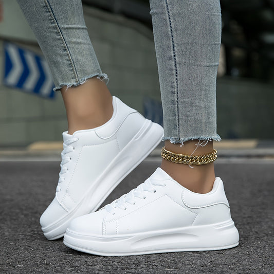 Orthopädische weiße Sneakers für Damen
