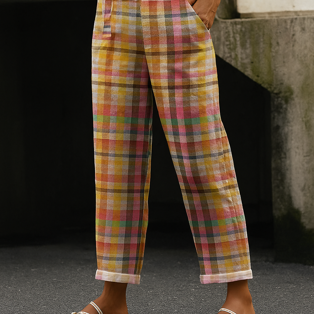 Glamour Garten™ | Damen Vintage Karohose