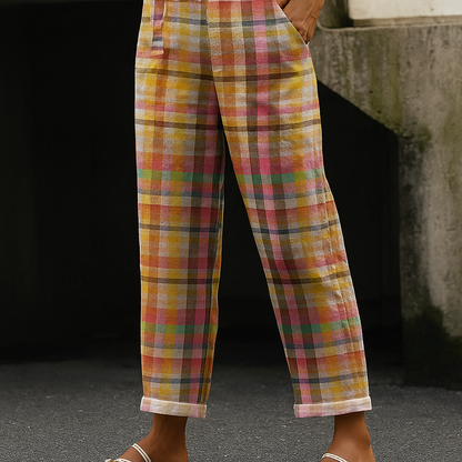 Glamour Garten™ | Damen Vintage Karohose