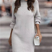 Glamour Garten | Langärmliges Damen Strickkleid