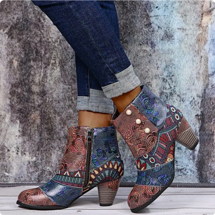 Glamour Garten - Wasserdichte Retro Stiefel Mit Stil