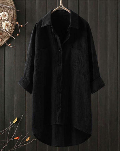 Steffanie | Damen Kragen Bluse | Lockere