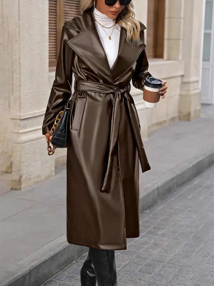 Lederjacke Mantel
