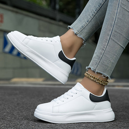 Orthopädische weiße Sneakers für Damen