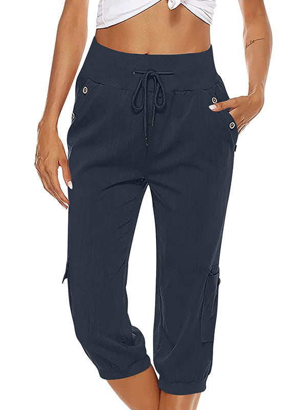Glamour Garten™ | Damen Lässige Caprihose
