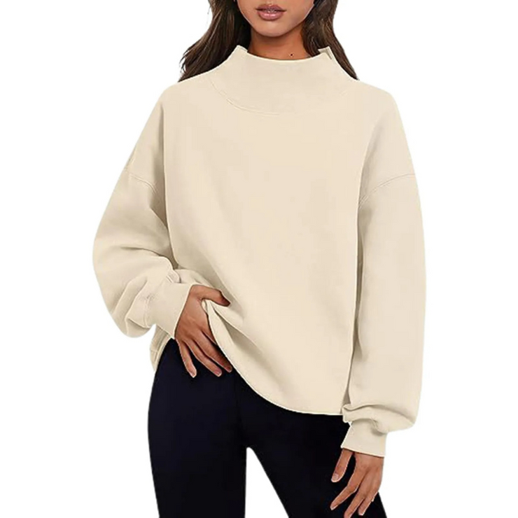 Glamour Garten | Sweatshirt Locker Sitzender Damenpullover