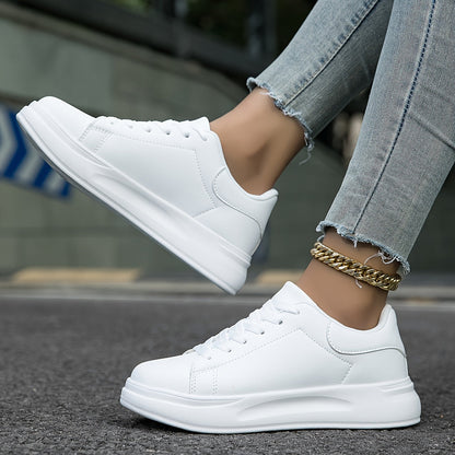 Orthopädische weiße Sneakers für Damen