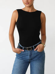 Heidi-Mode | Slinky Bodysuit mit Offenem Rücken