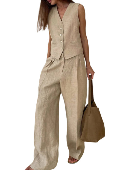 Glamour Garten™ | Alina Sommer Chic Zweiteiliges Set