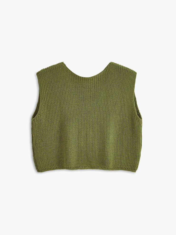 Glamour Garten | Süßer Pullover-Top mit Schleife