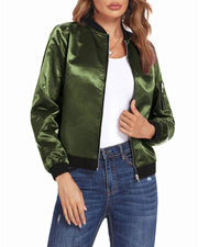 Glamour Garten | Klassische Bomberjacke Für Frauen