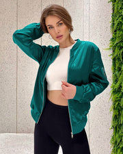 Glamour Garten | Klassische Bomberjacke Für Frauen