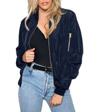 Glamour Garten | Klassische Bomberjacke Für Frauen