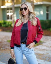 Glamour Garten | Klassische Bomberjacke Für Frauen