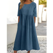 Bequemes Sommerkleid für Damen