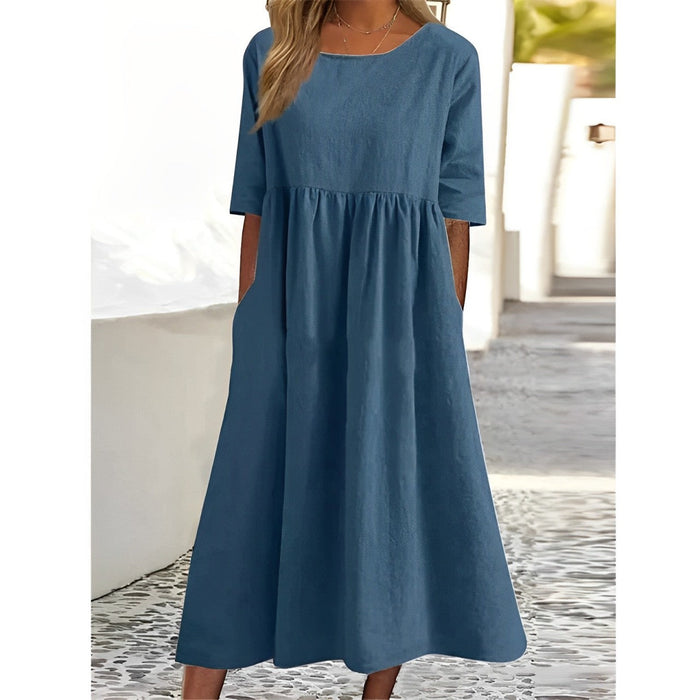 Bequemes Sommerkleid für Damen