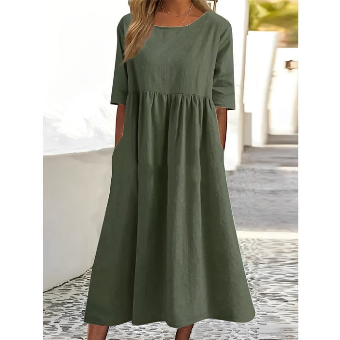 Bequemes Sommerkleid für Damen