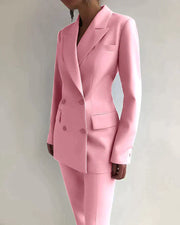 Luxuriöses Blazer- und Hosen-Set für Damen