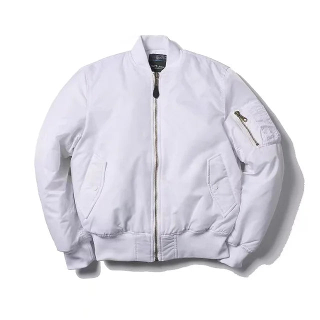 Glamour Garten Hochwertige Unisex Bomberjacke mit Reißverschluß