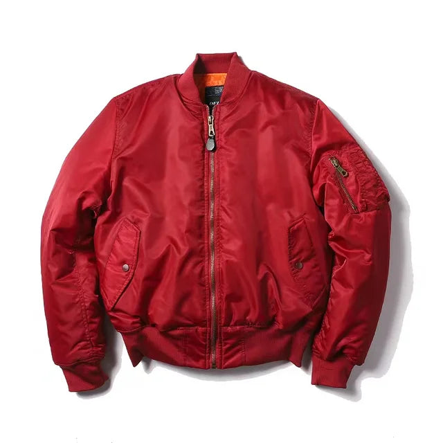 Glamour Garten Hochwertige Unisex Bomberjacke mit Reißverschluß