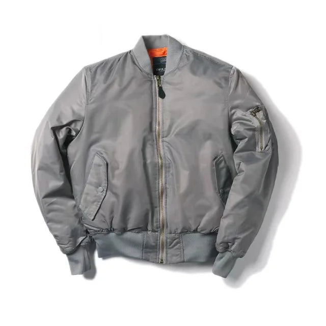 Glamour Garten Hochwertige Unisex Bomberjacke mit Reißverschluß