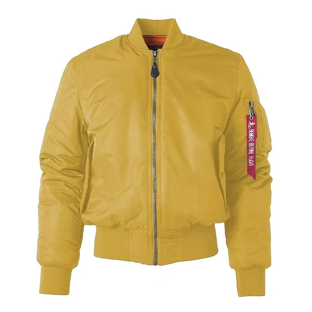 Glamour Garten Hochwertige Unisex Bomberjacke mit Reißverschluß