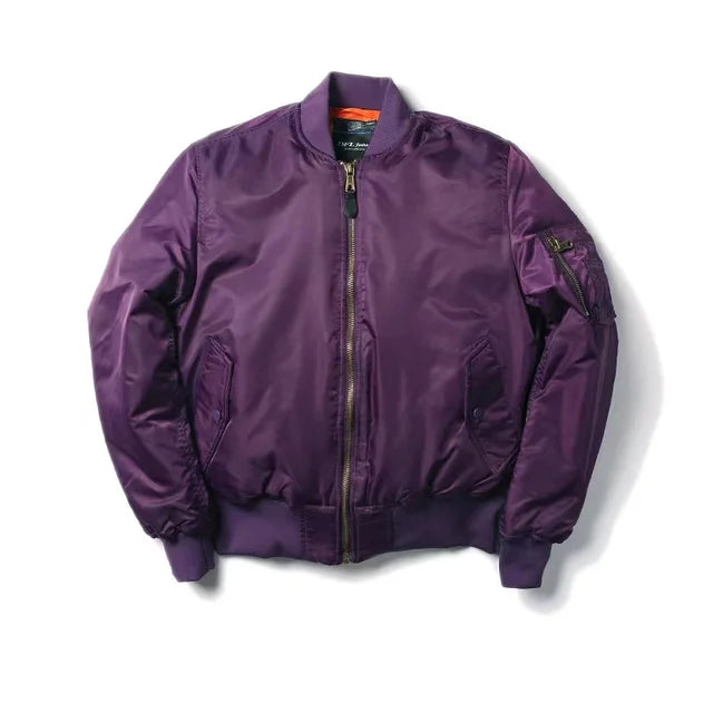 Glamour Garten Hochwertige Unisex Bomberjacke mit Reißverschluß