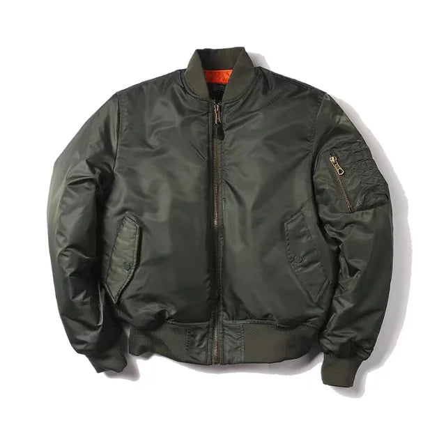 Glamour Garten Hochwertige Unisex Bomberjacke mit Reißverschluß