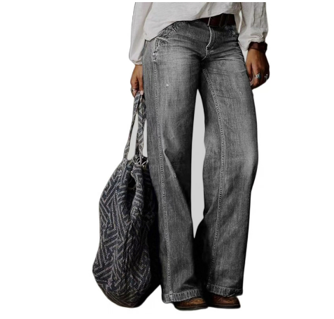 Glamour Garten™ | Damen Vintage Jeans mit hoher Taille