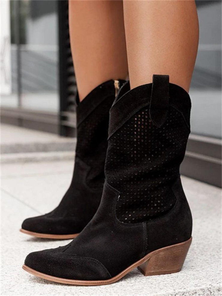 Glamour Garten | Atmungsaktive Cowboy-Stiefel für Damen Komfortabel & Trendy