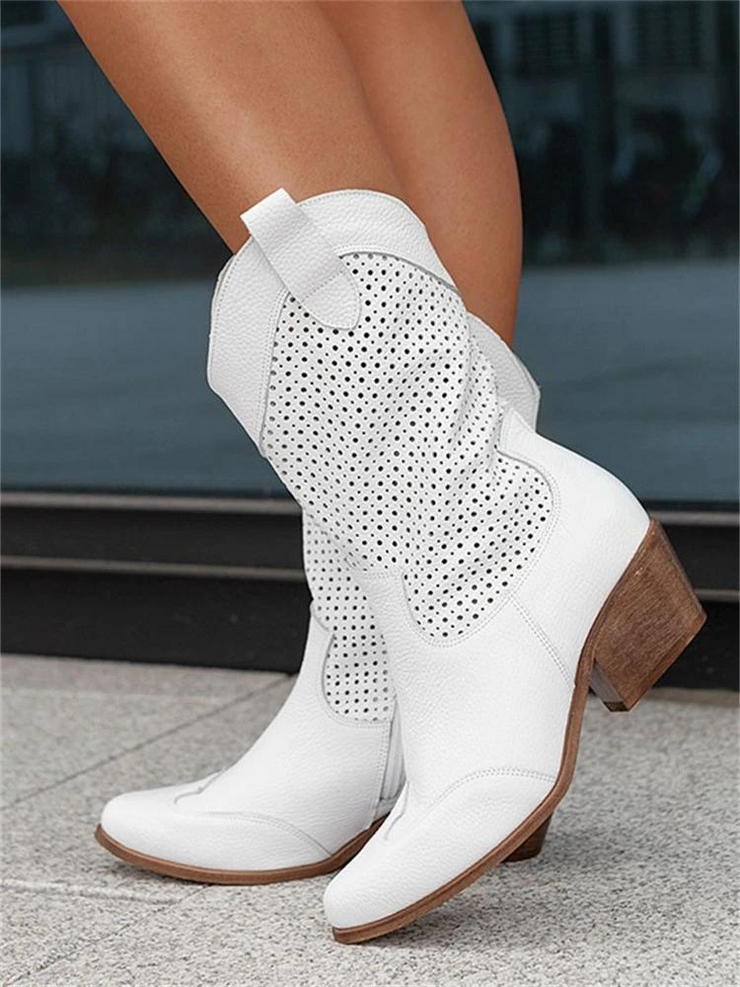 Glamour Garten | Atmungsaktive Cowboy-Stiefel für Damen Komfortabel & Trendy