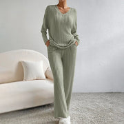 Glamour Garten | 2-teiliges Lounge-Set Rippmuster