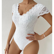 Heidi-Mode | Sexy Bodycon Body mit Spitze