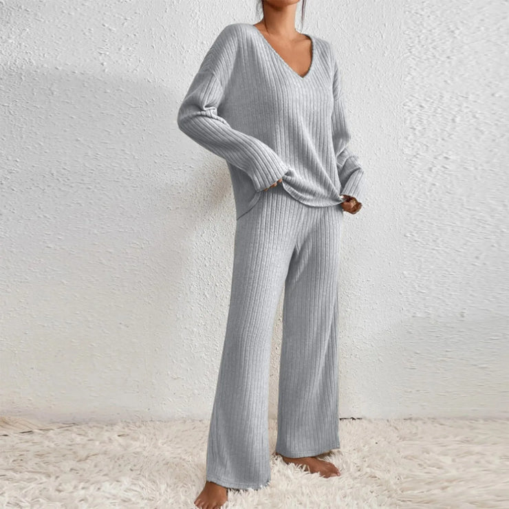 Glamour Garten | 2-teiliges Lounge-Set Rippmuster