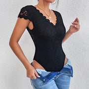Heidi-Mode | Sexy Bodycon Body mit Spitze