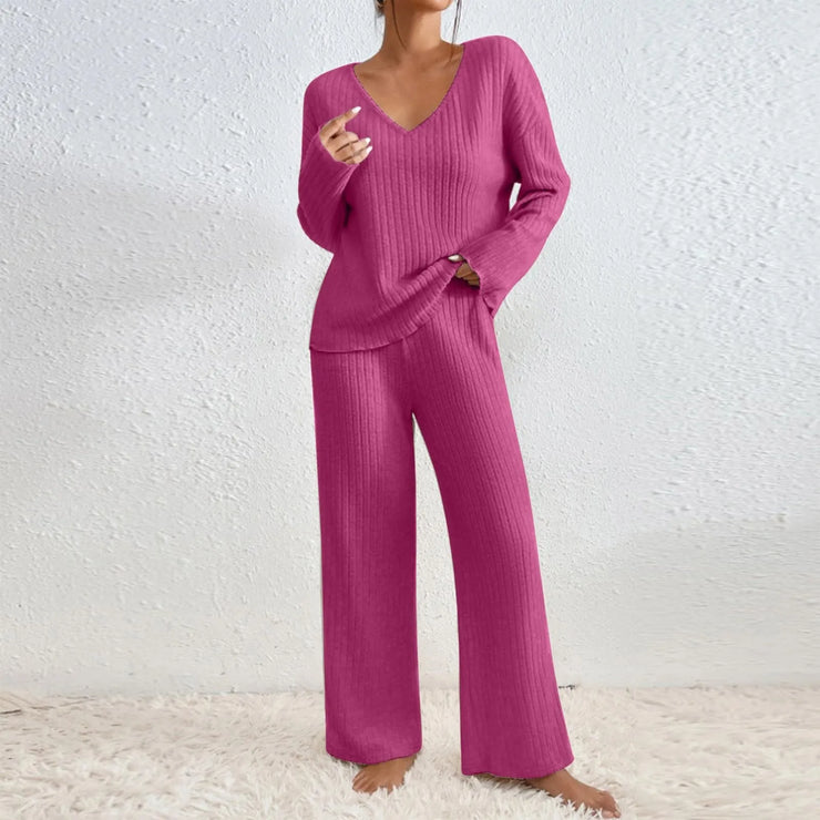 Glamour Garten | 2-teiliges Lounge-Set Rippmuster