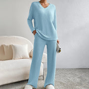 Glamour Garten | 2-teiliges Lounge-Set Rippmuster
