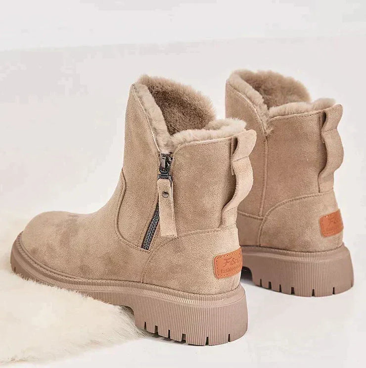 Glamour Garten | Faux-Shearling-Stiefel