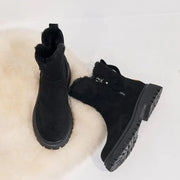 Glamour Garten | Faux-Shearling-Stiefel