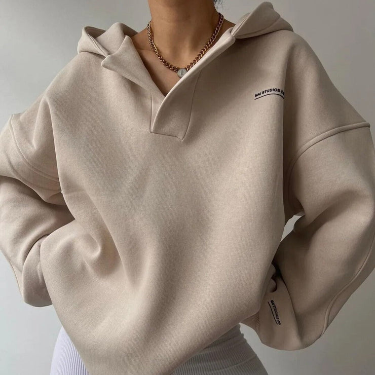 Glamour Garten | Modern V-Hals Hoodie
