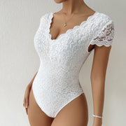 Heidi-Mode | Sexy Bodycon Body mit Spitze