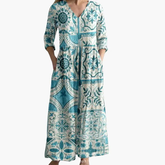 Glamour Garten™ | Maxi Kleid Boho Stil für Damen