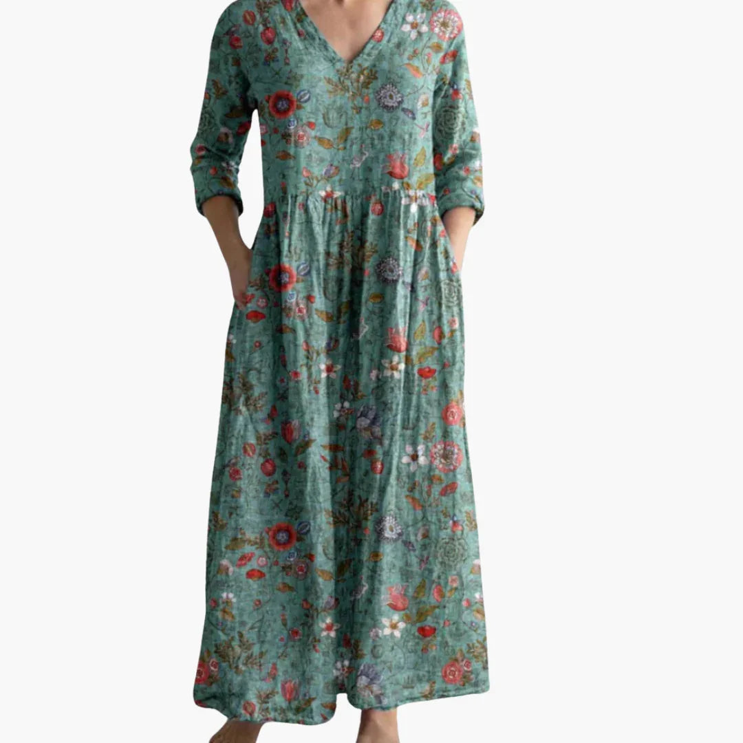 Glamour Garten™ | Boho Print Maxi Kleid für Damen