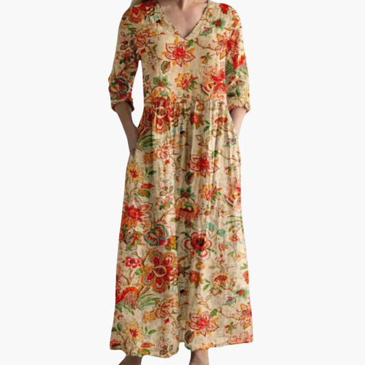Glamour Garten™ | Fließendes Boho Maxikleid für Damen
