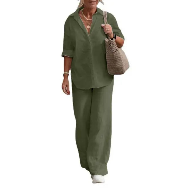 Glamour Garten | Elegantes Leinen-Set