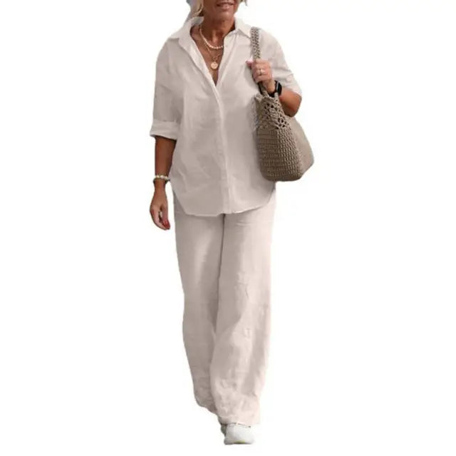 Glamour Garten | Elegantes Leinen-Set
