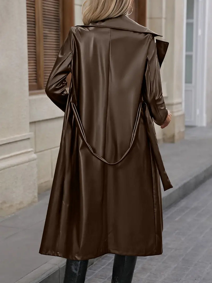 Lederjacke Mantel